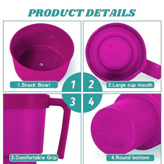 SipNScoop 2‑in‑1 Pro Cup (900 ml)