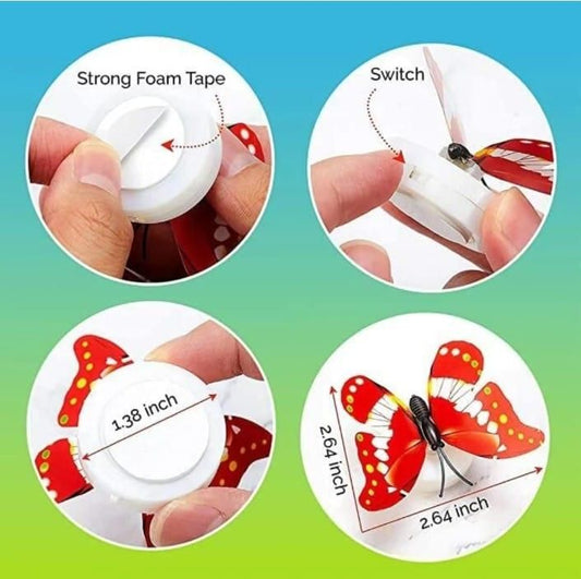 3D LED Butterfly Trio (Pack of 3)