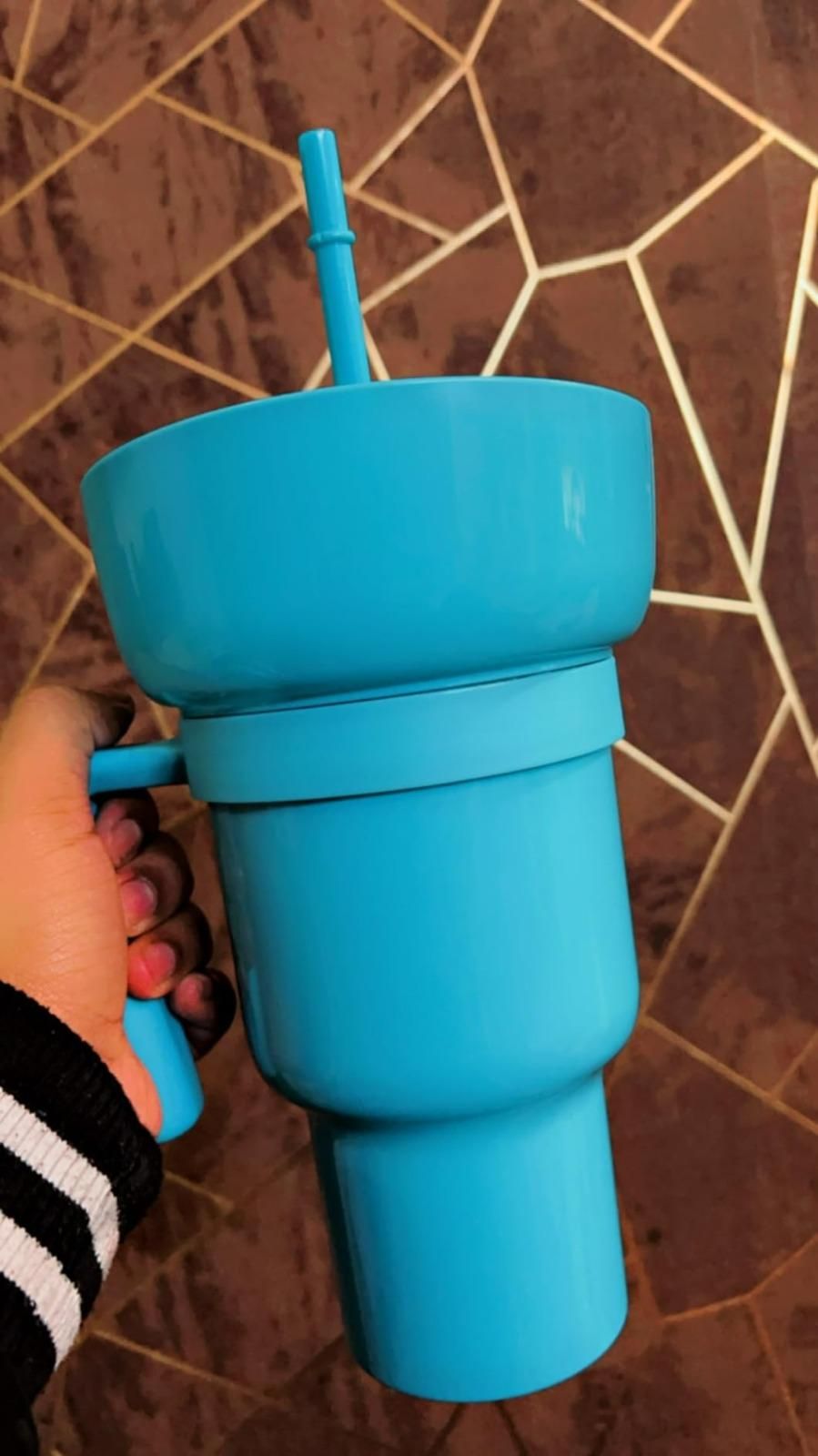 SipNScoop 2‑in‑1 Pro Cup (900 ml)