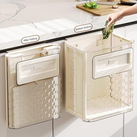 FlexBin Foldable Wall-Mounted Trash Can