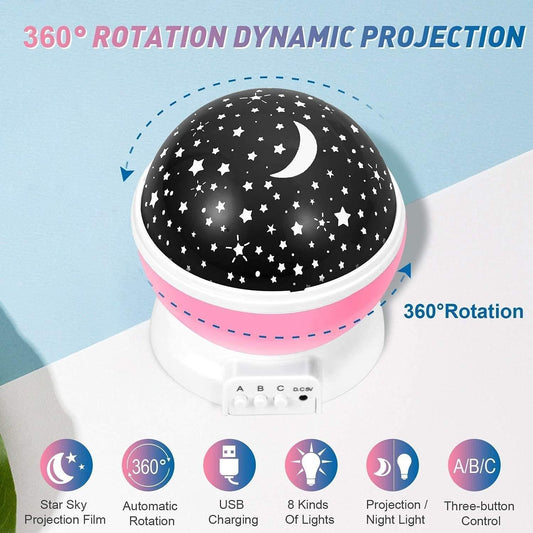 Star & Moon Night Light