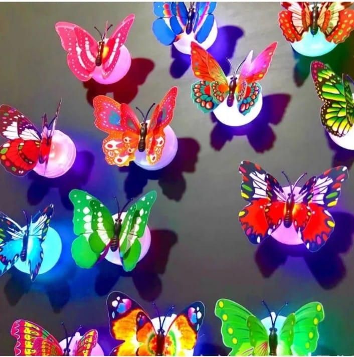 3D LED Butterfly Trio (Pack of 3)