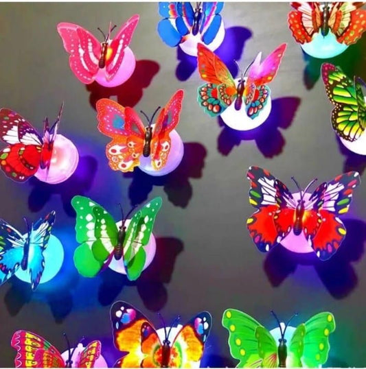 3D LED Butterfly Trio (Pack of 3)