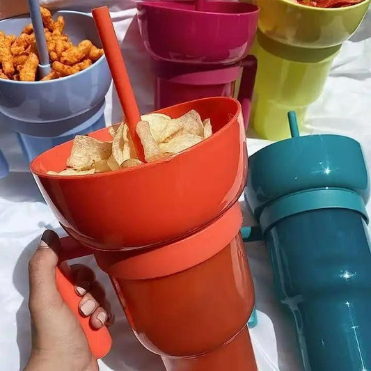 SipNScoop 2‑in‑1 Pro Cup (900 ml)