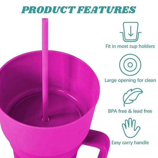 SipNScoop 2‑in‑1 Pro Cup (900 ml)