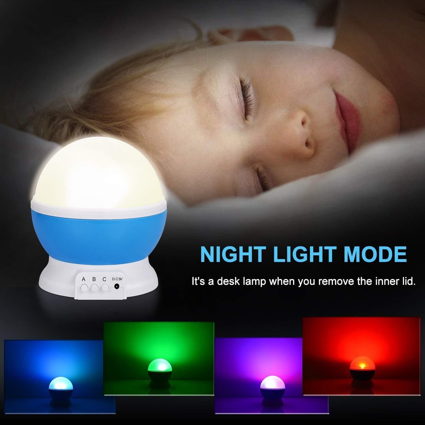 Star & Moon Night Light