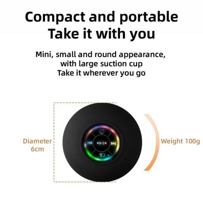 AquaBeat | Waterproof Bluetooth Speaker with Suction Cup