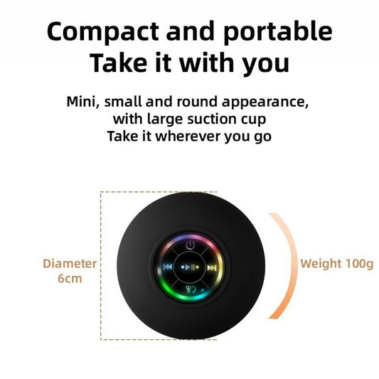 AquaBeat | Waterproof Bluetooth Speaker with Suction Cup